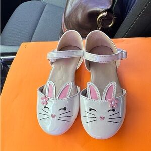 Gymboree- Bunny Kids Dress Shoes - White and Pink